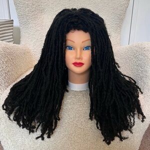 Faux Locs Twisted Wig No Box No Tag Never Used Natural Black